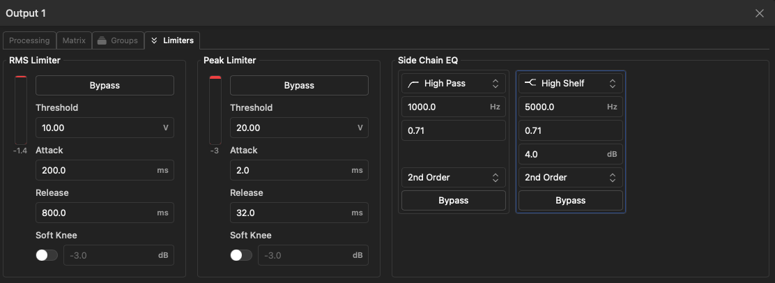 Amp inputs