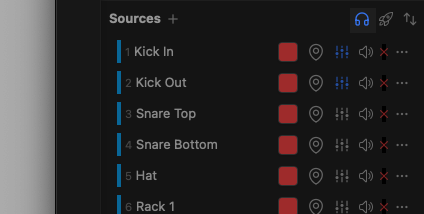 OBM sources with the Listen action